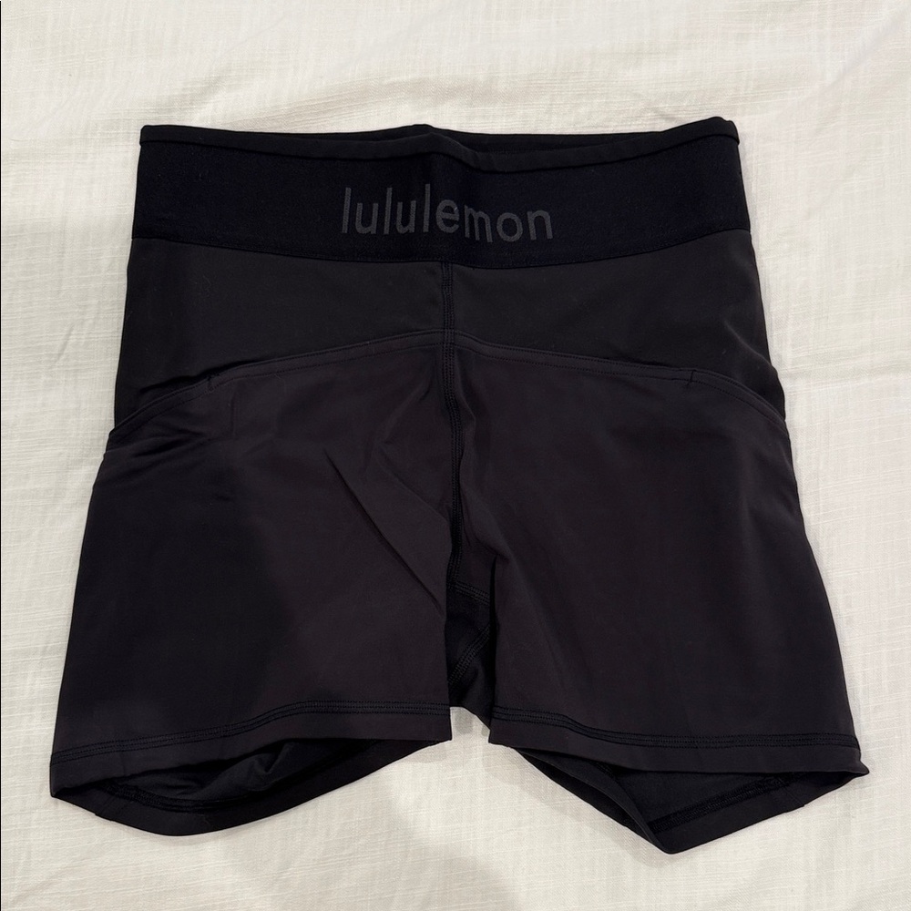 Lululemon Midnight Black Workout Shorts